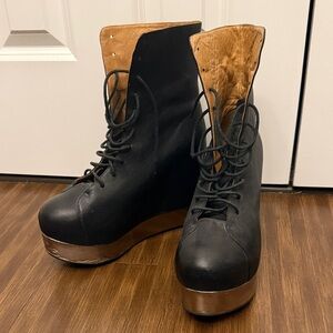 Jeffrey Campbell Back Off Platform Booties